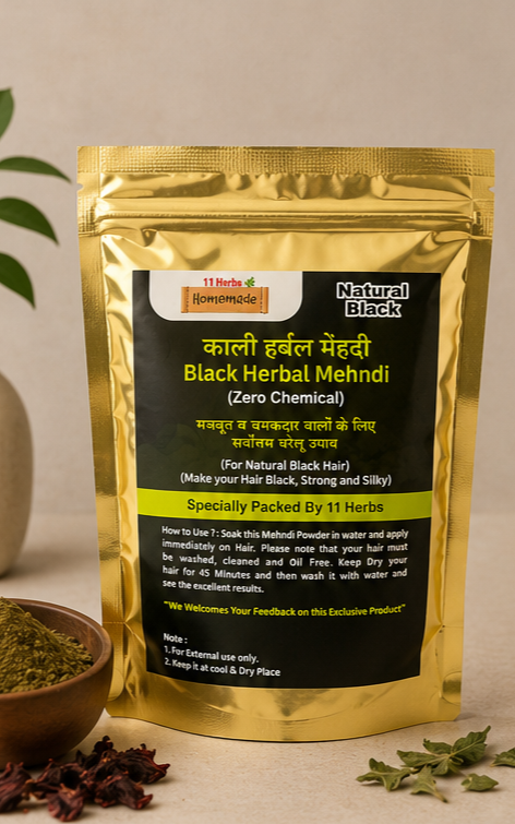 Black Herbal Mehndi Powder