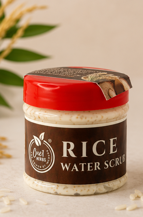 Rice Water Scrub
